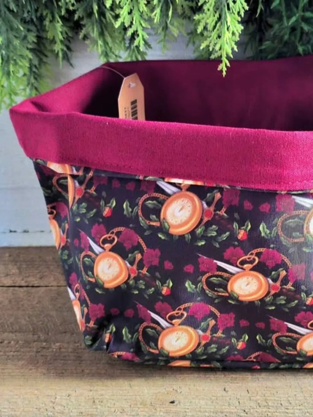 New Fairyloot Only a Monster by Vanessa Lyn Colorful Canvas Basket